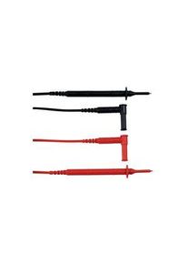 CHAUVIN ARNOUX Test Lead Set, Probe Tip, 4 mm / Banana Plug, 4 mm, 90&deg;, 1.5m, Black, Red - P01295455Z