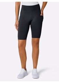 Witt Damen Fahrradhose mit Sitzpolster, schwarz, Gr&ouml;&szlig;e 36/38, 78% Polyester, 22% Elasthan