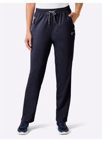 Witt Damen Freizeithose mit weitenregulierbarem Rundum-Dehnbund, marine, Gr&ouml;&szlig;e 36/38, 50% Baumwolle, 50% Polyester