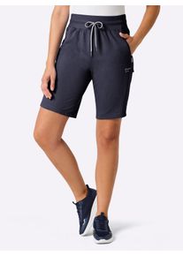 Witt Damen Freizeithose mit Klettverschluss-Tasche hinten, marine, Gr&ouml;&szlig;e 36/38, 50% Baumwolle, 50% Polyester