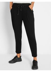 Witt Damen Freizeithose mit Passformsattel hinten, schwarz, Gr&ouml;&szlig;e 48/50, 92% Polyester, 8% Elasthan