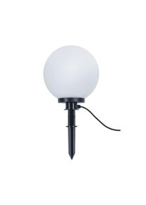 Aussenkugelleuchte , Weiss , Kunststoff , 60.3 cm , Lampen & Leuchten, Aussenbeleuchtung, Aussenleuchten