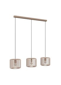 Novel H&auml;ngeleuchte , Sandfarben , Metall , Uni , l&auml;nglich , 25x120x110 cm , RoHS, CE , Lampen & Leuchten, Innenbeleuchtung, H&auml;ngelampen, Pendelleuchten