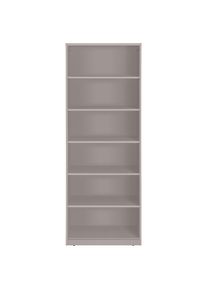 Xora Regal , Kaschmir , Holzwerkstoff , 5 F&auml;cher , 72x194x36 cm , Typenauswahl , Wohnzimmer, Regale, B&uuml;cherregale