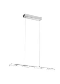 Eglo Leuchten Eglo CARTAMA Pendelleuchte LED Chrom, 4-flammig