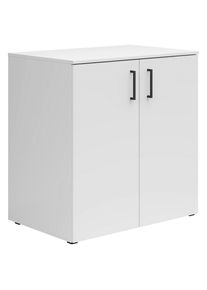 CARRYHOME Kommode , Weiss , Kunststoff , 2 F&auml;cher , 80x83x52 cm , FSC MIX , Typenauswahl, Beim&ouml;bel erh&auml;ltlich , Kleinm&ouml;bel, Kommoden, Kommoden