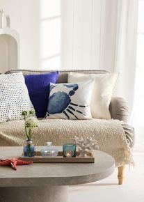 Kissenbezug mit Digitalprint in weiss, 40x40 cm, bonprix