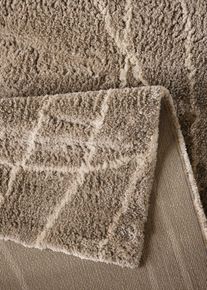 Tapis ultra doux en marron60x110 cm, Couleur/Motif: taupe, bonprix