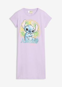 Disney Nachthemd mit Stitch aus reiner Baumwolle in lila, Gr&ouml;sse 164/170, 100% Baumwolle, bonprix