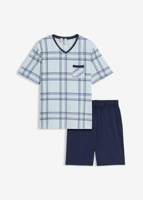 Shorty aus reiner Baumwolle in blau, Gr&ouml;sse 44/46 (S), 100% Baumwolle, bonprix