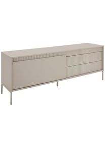 Xora Lowboard , Kaschmir , Metall, Holzwerkstoff , 2 Schublade(n) Schubladen , 160x57x40 cm , Beim&ouml;bel erh&auml;ltlich, stehend , Wohnzimmer, TV M&ouml;bel, Lowboards, Lowboards stehend