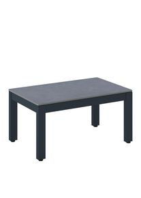 Dieter Knoll Collection Dieter Knoll Loungetisch , Anthrazit , Metall, Keramik , rechteckig , eckig , 44x33x71 cm , Gartenm&ouml;bel, Loungem&ouml;bel, Lounge-Serien