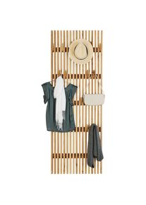 Linea Natura Garderobenpaneel , Eichefarben , Holz , Eiche , massiv , 66x185x5.5 cm , Aufh&auml;ngem&ouml;glichkeit , Garderobe, Garderobenpaneele, Garderobenpaneele