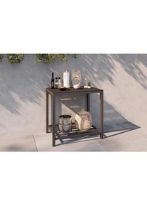 Ambia Garden Outdoor-K&uuml;che , Anthrazit , Metall, Kunststoff , einzeln stellbar , 90x84x61.5 cm , Gartenm&ouml;bel, Outdoor-K&uuml;chen