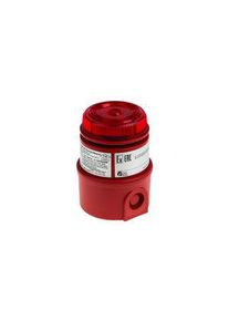 e2s IS-MC1 Series Red Sounder Beacon, 16 &rarr; 28 V dc, IP65, Wall Mount, 100dB at 1 Metre Rot 28VDC IP65 - IS-MC1-R/R