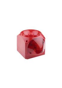Klaxon Nexus Series Red Sounder Beacon, 10 &rarr; 60 V dc, Wall Mount, 110dB at 1 Metre Rot 60VDC IP66 - PNC-0013
