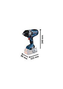 Bosch M14M24 18 V, 5.5 Ah Cordless Cordless Impact Wrench 5.5 Ah 18 V - 06019J8002