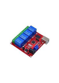 Seeit USBB-RELAY04 Relay Control Card Module for compatible with Windows (XP-11) and Linux, PC or embedded system via - USBB-RELAY04