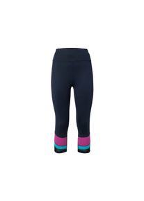 Tchibo - 3/4-Sporttight - Damen - Gr. XS - dunkelblau/gestreift