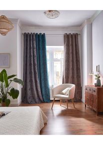 Abdunkelnder Vorhang in vielen Gr&ouml;&szlig;en (1er Pack) in petrol, 145x130 cm, bonprix