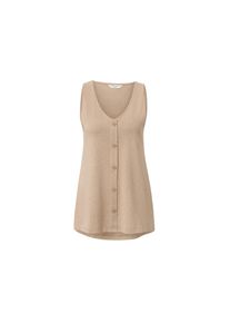 Tchibo - Haut avec patte de boutonnage - taille: L - beige