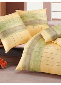 Irisette Witt Bettw&auml;sche, natur-gr&uuml;n, Gr&ouml;&szlig;e 80x80/135x200 cm, 100% Baumwolle