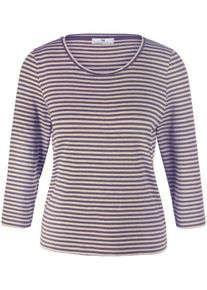 Peter Hahn - Rundhals-Shirt mit 3/4-Arm, lila, Gr. 40, Viskose