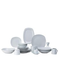 Kombiservice , Weiss , Keramik , 100-teilig , Abstraktes , 100 ml,100 ml,200 ml,250 ml,325 ml , Lfgb , verschiedene Motive/Dekore/Designs erh&auml;ltlich, lebensmittelecht, stapelbar , Geschirr, Geschirr-Sets, Kombiservice