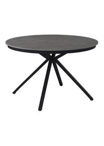 Ambia Garden Gartentisch , Grau , Metall, Keramik , rund , eckig , 120x74x120 cm , Gartenm&ouml;bel, Gartentische, Gartentische