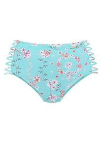 Sunseeker Bikinihose 'Ditsy' Damen Gr&ouml;&szlig;e XS aqua / altrosa