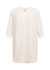 Selected Femme Curve Kleid 'Kamina' Damen Gr&ouml;&szlig;e 52 creme / wei&szlig; Sommerkleid