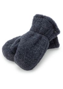 Pure Kinder-F&auml;ustling Wollfleece Dunkelblau 2