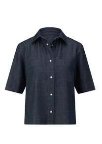 Basler - Jeans-Bluse, denim, Gr. 42, Baumwolle