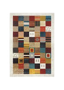 Novel Webteppich Cassandra , Mehrfarbig , Textil , Vintage , rechteckig , 133x190 cm , Textiles Vertrauen - Oeko-Tex&reg; , In verschiedenen Gr&ouml;ssen erh&auml;ltlich , Teppiche & B&ouml;den, Teppiche, Moderne Teppiche