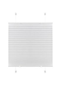 Boxxx Plissee , Weiss , Textil , Uni , 80x130 cm , L&auml;nge universell einstellbar , Heimtextilien, Vorh&auml;nge, Plissees