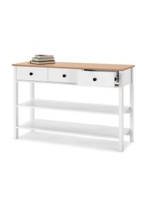 Tchibo - Anrichte mit Schubladen - 121x42x78cm - schwarz - Holz / Metall