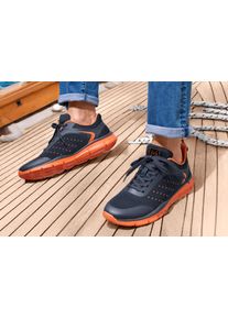 John Devin Witt Herren Sneaker, marine/orange, Gr&ouml;&szlig;e 46, 20% Leder, 20% Lederimitat