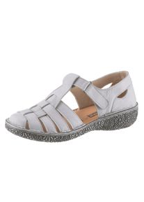 Loretta Witt Damen Klettschuh, ecru, Gr&ouml;&szlig;e 42, 100% Glattleder