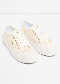 bonprix Mustang Sneaker mit Animal-Details in weiss, Gr&ouml;sse 39, Mustang