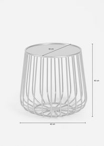 Beistelltisch in gold, 40x42 cm, bonprix