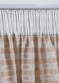 Panneau en jacquard coton (1 pce) en beige145x110 cm, 100% coton, Couleur/Motif: &eacute;cru, bonprix