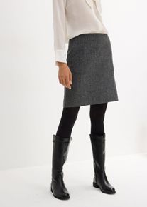 Bleistiftrock in grau, Gr&ouml;sse 54, bonprix