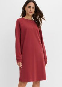 Shirtkleid aus fester Interlock-Qualit&auml;t in rot, Gr&ouml;sse 36/38 (S), 100% Baumwolle, bonprix
