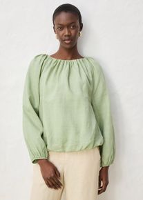 Tunika aus Ramie in gr&uuml;n, Gr&ouml;sse 40, bonprix