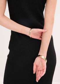 Armreif 3er-Pack in goldfarben, Gr&ouml;sse Onesize, bonprix