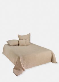 Couvre-lit en velours en marron140x210 cm, Couleur/Motif: marron clair, bonprix