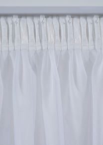 Gardine mit feiner Struktur in vielen Gr&ouml;&szlig;en (1er Pack) in weiss, 145x140 cm, bonprix