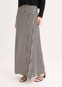 Jersey-Rock aus Viskose-Mix in schwarz, Gr&ouml;sse 48/50 (XL), bonprix