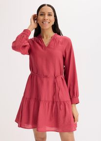 Tunika-Kleid aus softem Viskose-Mix in rot, Gr&ouml;sse 44, bonprix