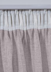 Voilage en marron145x135 cm, Couleur/Motif: taupe, bonprix